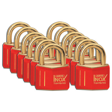 Lockout padlock brass